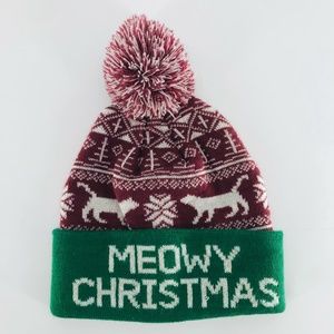 Christmas Beanie Hat Red Green